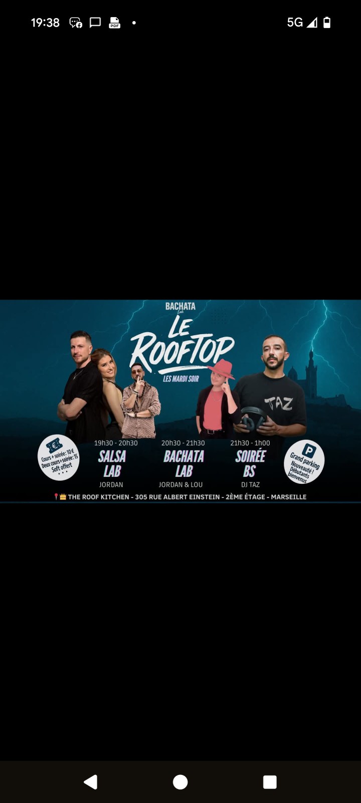 Cours et soirées Bachata et salsa  à Marseille au RK