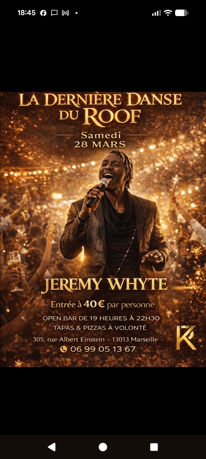 Ne ratez pas les dernières nuits du RK le 27 et 28 mars 