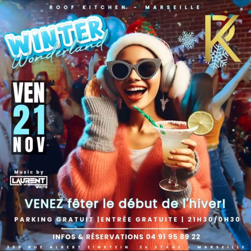 soirée spéciale ambiance électrique pour fêter le début de l'hiver à Marseille : le 21 novembre 2025