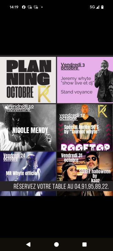 Ou sortir en soir de semaine à Marseille en octobre ? 