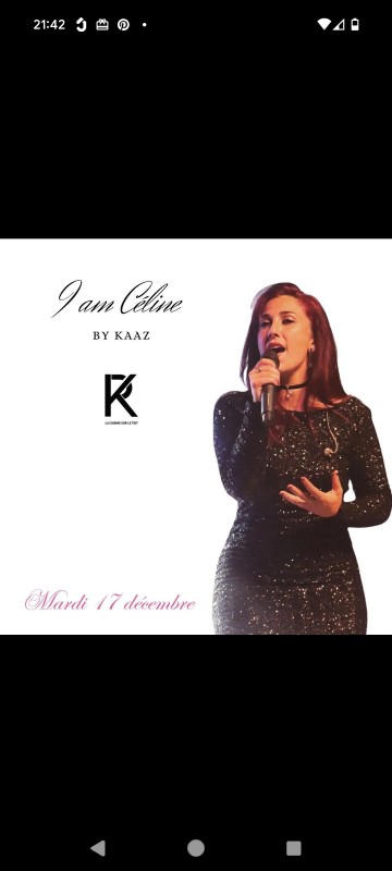 Soirée Céline DION le 17 décembre danse, musique et surprise au RK à Marseille 