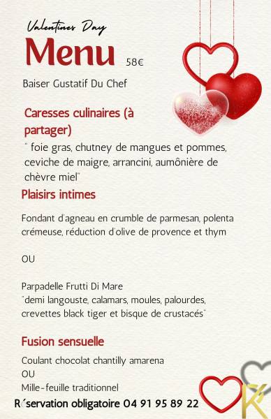 Ou faire la st valentin Château gombert ?